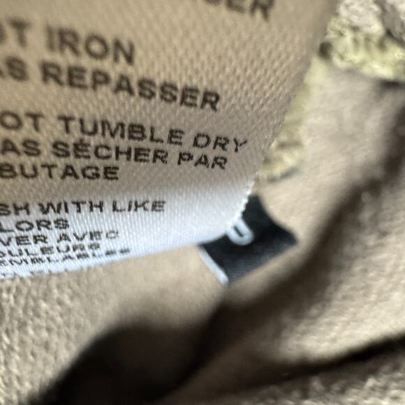 John Elliott Joggers Sweatpants Pre SS19 Brown Terry Womens 0 XS Zip Pockets - Picture 5 of 11